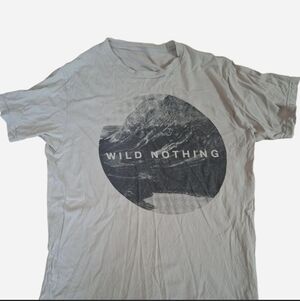 Wild Nothing Graphic Band T-Shirt - Light Gray